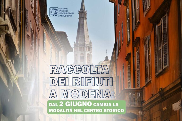 Modena, cambia la raccolta rifiuti nel centro storico